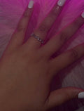 Crystal Wave Ring