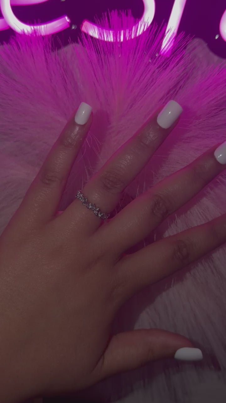 Crystal Wave Ring